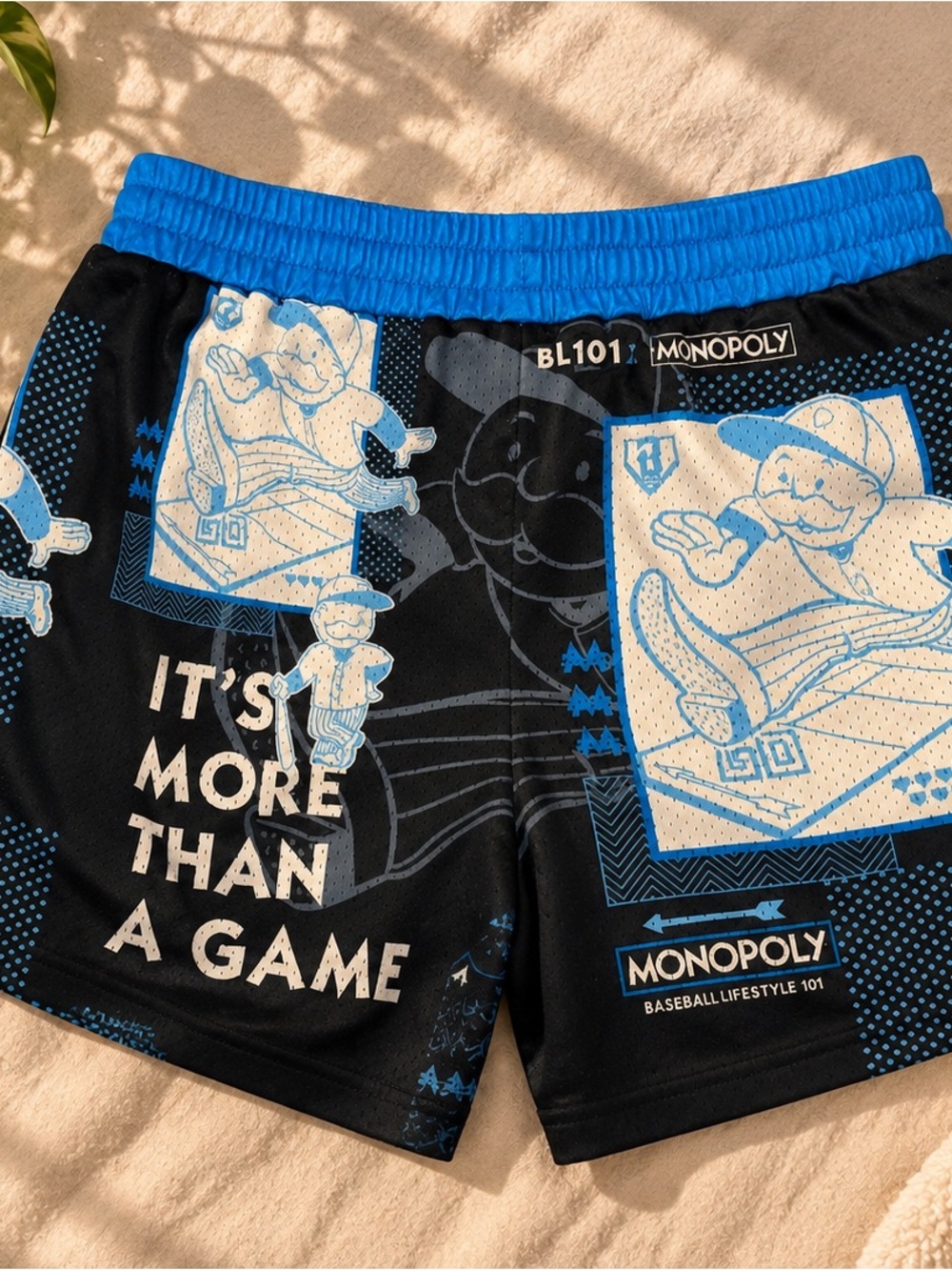 Boardwalk Slugger Shorts from the Baseball
Lifestyle 101 × Monopoly collection - Picture 2 of 4